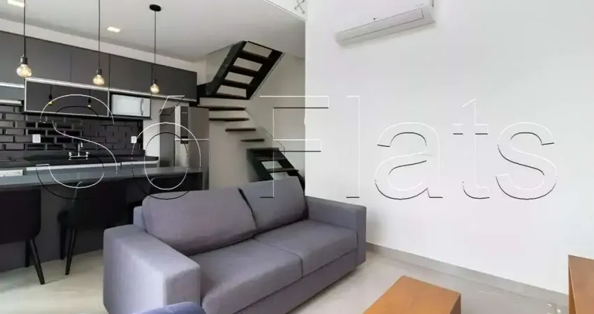 Apto no fl residence disponível para locação na vila olímpia com 73m², 1 dormitório e 1 vaga.