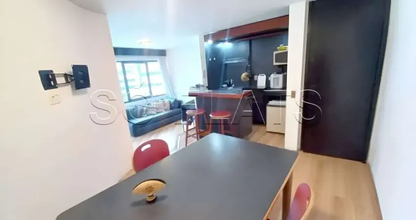 Flat park plaza brooklin, disponível para venda com 49m², 01 dorm e 01 vaga de garagem