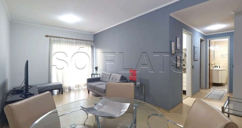 Flat Prive Cidade Jardim disponível para venda com 55m², 1 dormitório e 1 vaga de garagem