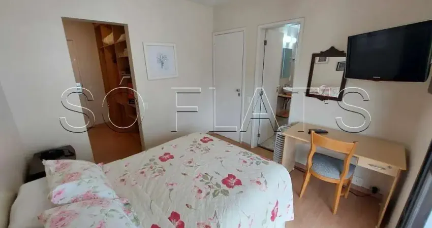 Apto disponível para locação contendo 31m², 1 dormitório e 1 vaga de garagem.