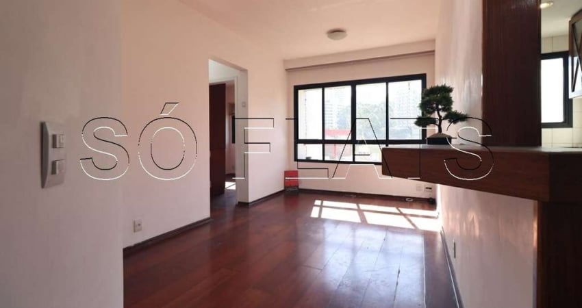 Apto no Usa Morumbi com 48m², 2 dormitórios e 1 vaga de garagem disponível para locação.