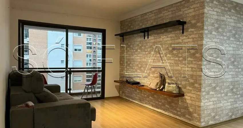 Flat no itaim bibi com 2 dormitórios, 65m² e 2 vagas de garagem disponível venda