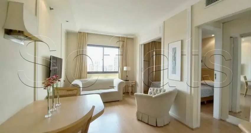 Flat the universe com 33m², 1 dormitório e 1 vaga, disponível para locação no jardim paulista.