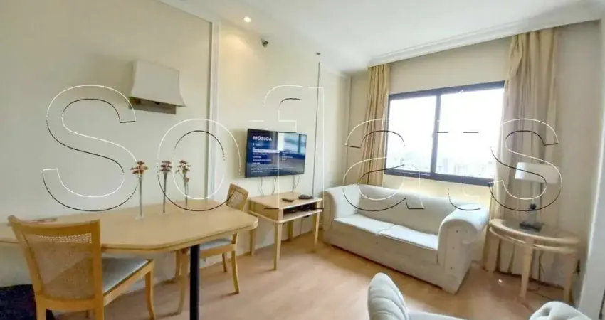 Apto the universe com 33m², 1 dormitório e 1 vaga, disponível para locação no jardim paulista.