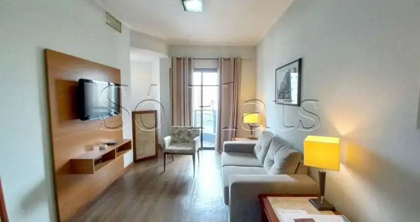 Massis, apto disponível para locação no bairro dos Jardins com 48m², 1 dormitório e 1 vaga.