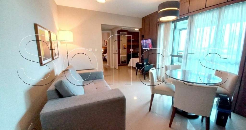 Flat prox a Av. Jorn Roberto Marinho, entre a Av. Sto Amaro e Berrini, fácil acesso a Marg Pinheiros