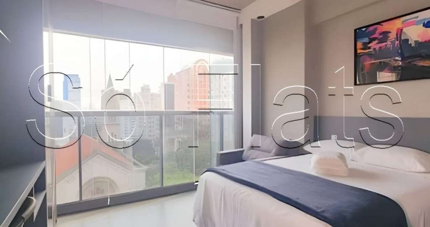 Flat no On Lorena disponível para locação com 23m² e 1 dorm. localizado ao lado da Av 9 de Julho.