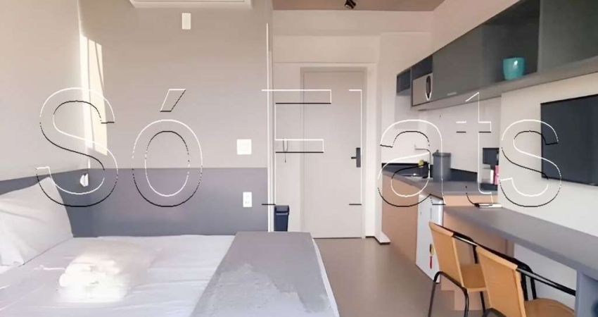 Apto no On Lorena disponível para locação com 23m² e 1 dorm. localizado ao lado da Av 9 de Julho.