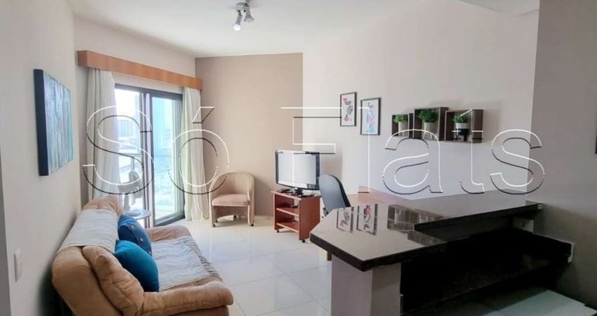 Flat no Space Valley disponível para locação com 36m², 01 dormitório e 01 vaga de garagem