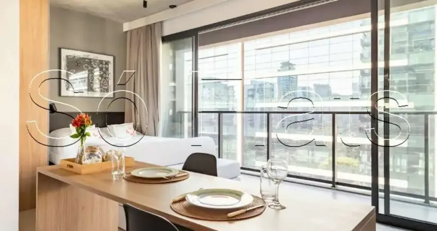 Flat disponível para locação no studio vn millennium muito bem localizado ao lado da av. faria lima.