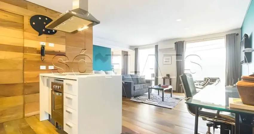 Flat mandarim, apartamento disponível para venda com 75m², 1 dormitório e 2 vagas de garagem