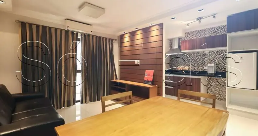 Residencial olympic jardins, sem mobilia para venda com 45m², 01 dorm e 01 vaga de garagem