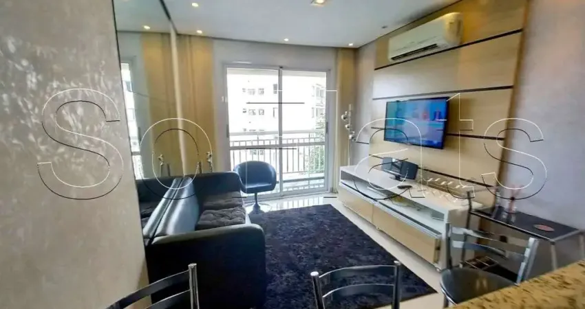 Flat no Choice Panamby disponível para locação com 31m² e 1 vaga de garagem no Morumbi.