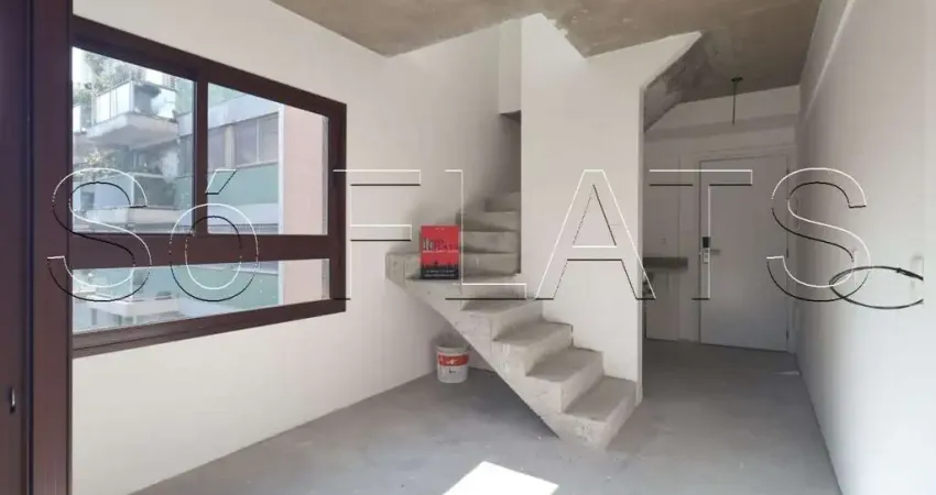Residencial next bela cintra, apartamento duplex disponivel para venda com 44m² e 1 dormitório