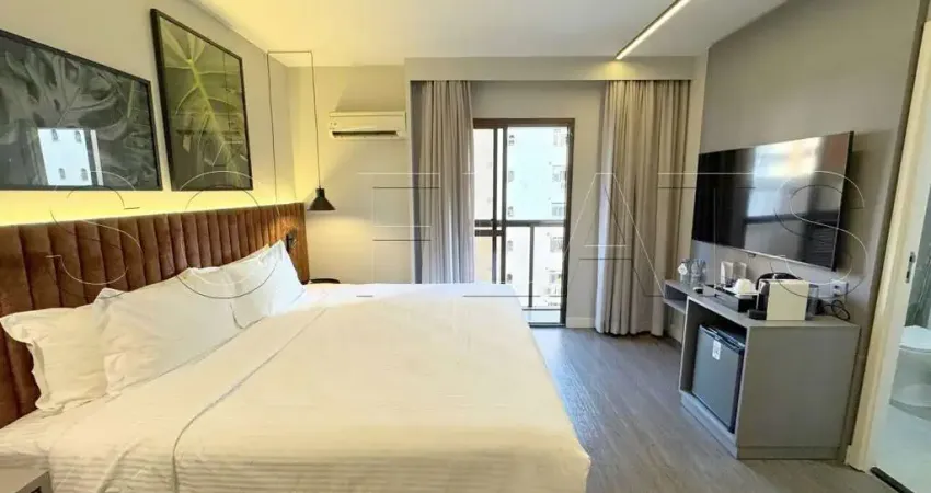 Flat com 1 quarto à venda na Rua Manuel Guedes, 320, Jardim Europa, São Paulo