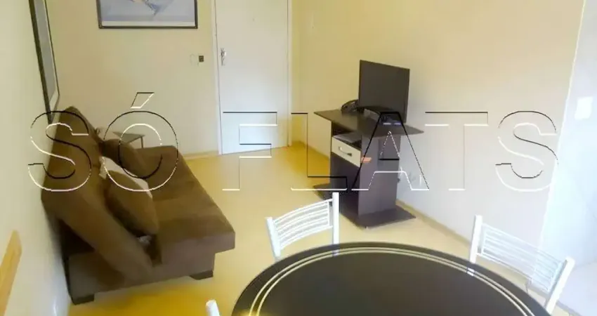 Flat São Paulo Suíte Service disponível para venda com 35m² e 01 vaga de garagem