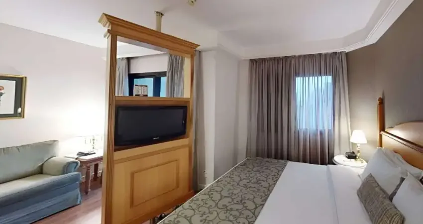 Flat com 1 quarto à venda na Avenida Jandira, 501, Moema, São Paulo