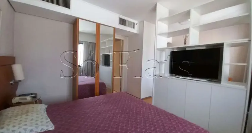 Flat com 1 quarto para alugar na Avenida Rouxinol, 57, Moema, São Paulo