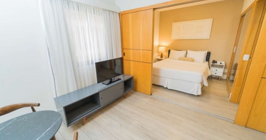 Flat Hampton Park disponível para venda com 31m² e 01 vaga de garagem