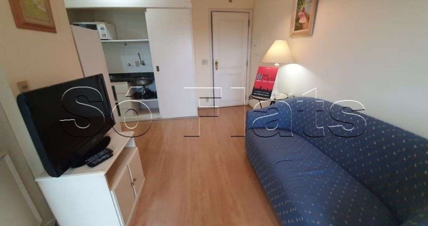 Melhor locação sem burocracia em flat totalmente mobiliado. Aproveite.