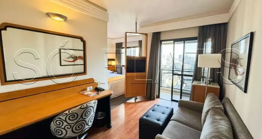 Flat estanplaza international disponível para venda com 26m² e 01 vaga de garagem