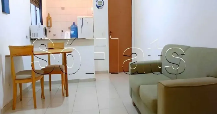 Flat com 1 quarto à venda na Rua Herculano de Freitas, 245, Consolação, São Paulo