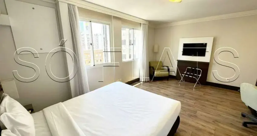 Flat com 1 quarto à venda na Rua Fernandes Moreira, 1371, Chácara Santo Antônio, São Paulo