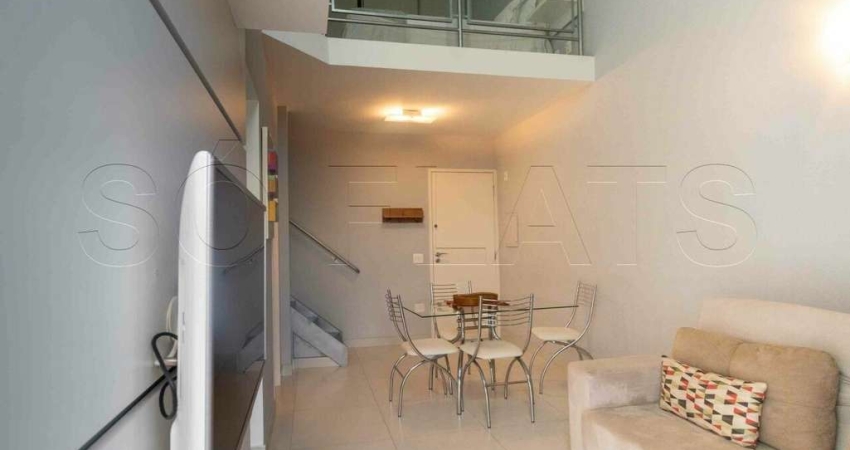 Flat à venda no The Blue Loft , com 47 m², 1 dormitório, 1 vaga totalmente mobiliado.