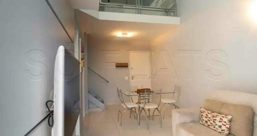 Flat à venda no the blue loft , com 47 m², 1 dormitório, 1 vaga totalmente mobiliado.