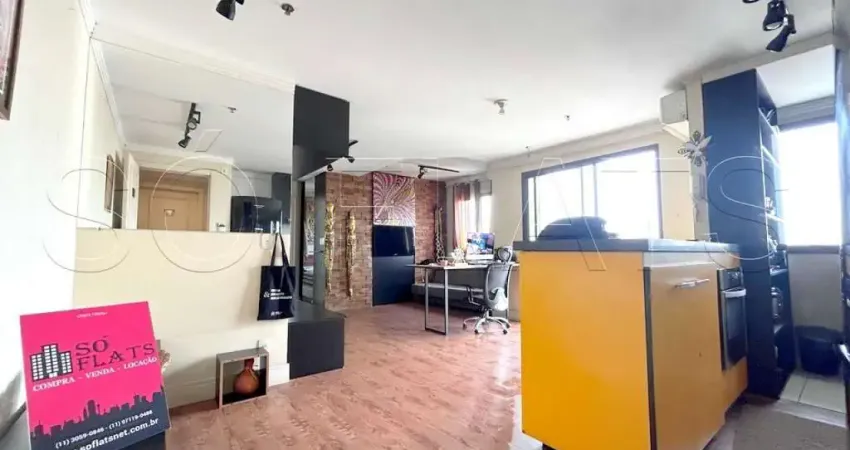 Flat para locação próx da Av. dos Bandeirantes, Av Dr. Cardoso de Melo e principais vias de acesso.