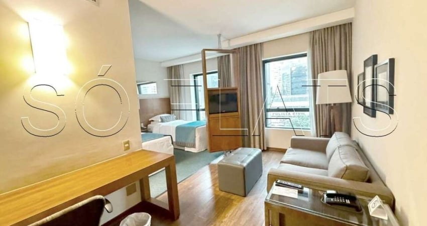 Flat com 1 quarto à venda na Avenida Engenheiro Luiz Carlos Berrini, 853, Brooklin Paulista, São Paulo