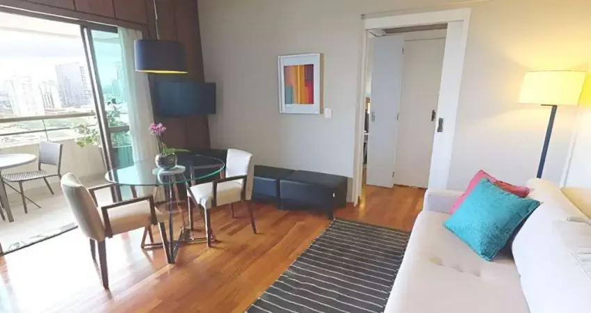FLAT NO BROOKLIN NO POOL PARA INVESTIMENTO E MORADIA