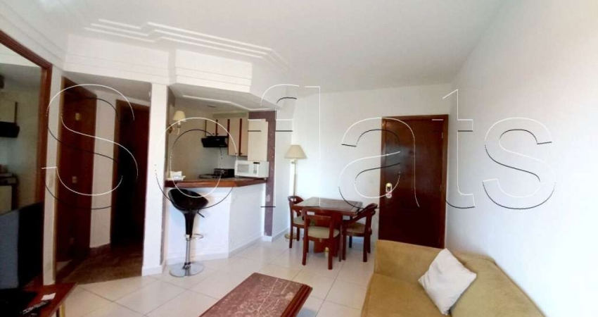 Flat Golden Tower 42m² 1 dormitório 1 vaga disponível para locação no Itaim Bibi.