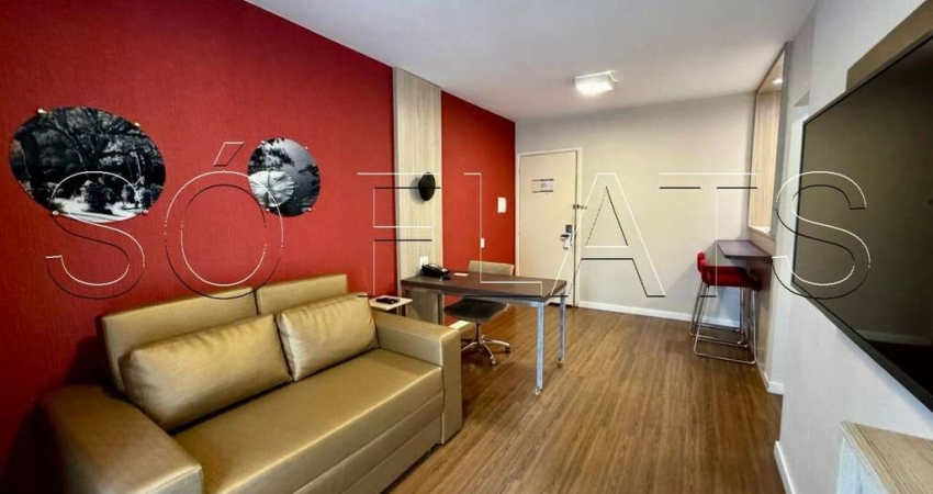 Flat Mercure Sp Alamedas, totalmente mobiliado e com serviços à venda.