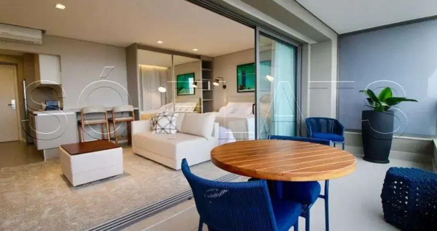 Lindo flat no v house boutique disponível para locação contendo 46m², 1 dormitório e 1 vaga.