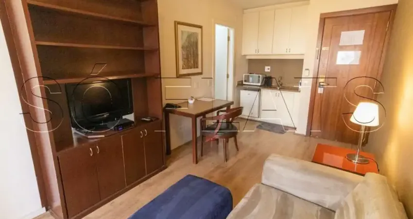 Flat com 36m², 1 dormitório e 1 vaga disponível para locação no itaim bibi