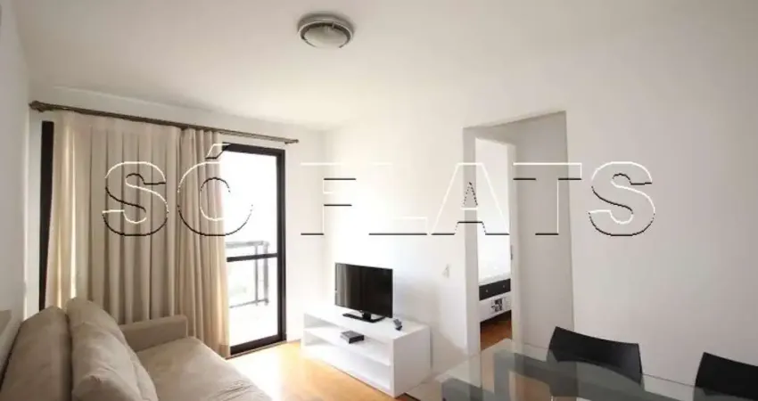 Flat na vila nova conceição para moradia ou investimento **edifício espaço alpha**