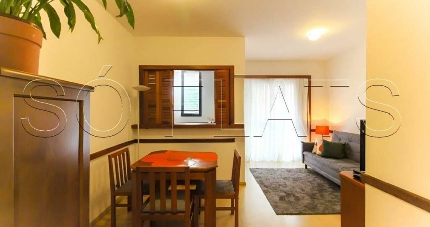 Flat para locação em Pinheiros estilo residencie, prox ao Metrô Oscar Freire e hospital das Clinicas