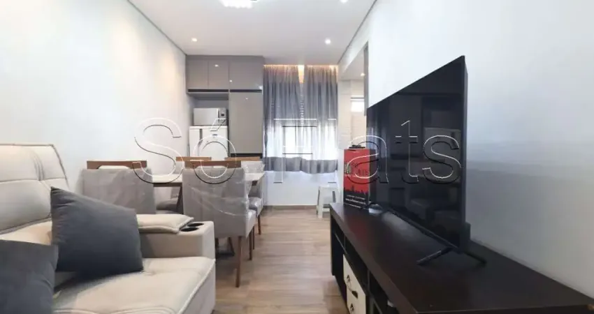 Flat no são paulo suíte service disponível para locação 38m², 1 dormitório e 1 vaga de garagem.