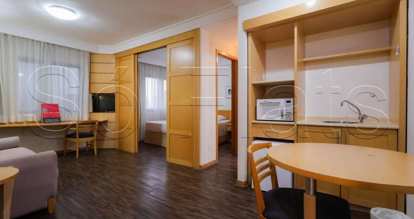 Flat na Vila Mariana disponível para locação, próximo ao Hospital São Paulo e ao Metrô.