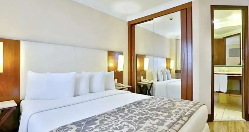 Flat Transamérica International Plaza disponível para venda com 26,02m² e 01 vaga de garagem