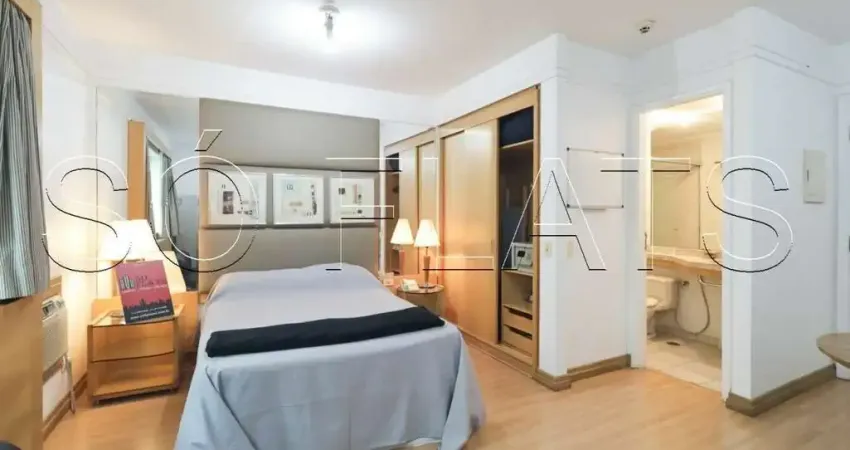 Flat transamerica bela cintra, disponível para venda com 27m², 1 dormitório e 1 vaga