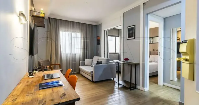 Flat The World disponível para venda com 30m², 1 Dormitório e 1 vaga de garagem