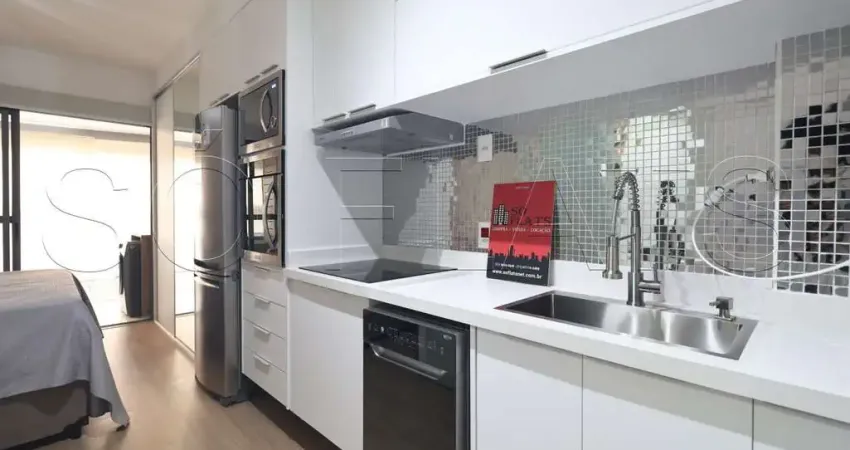 Residencial Air Brooklin, flat disponível para locação contendo 34m² e 1 dormitório.