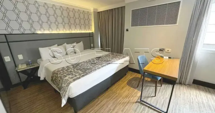 Flat Transamérica International Plaza disponível para venda com 26,02m² e 01 vaga de garagem