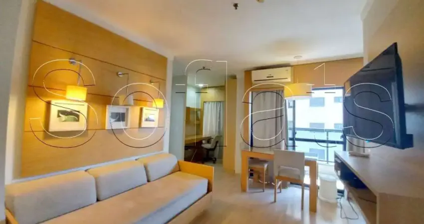 Flat nobile suites congonhas 44m² 1 dormitório 1 vaga para locação no campo belo.