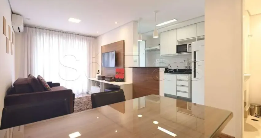 Residencial andalus, apto disponível para locação com 50m², 01 dormitório e 01 vaga.