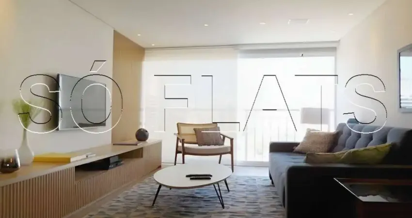 Apto para locação com 80m², horizonte jk no itaim bibi totalmente mobiliado e com serviços.