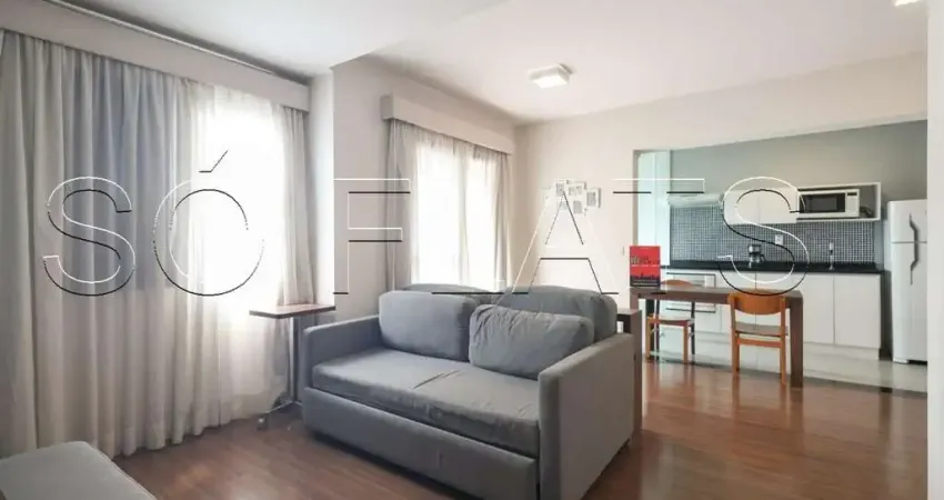 Flat Mercure Sp Berrini disponível para venda com 43m², 1 dormitório e 1 vaga de garagem