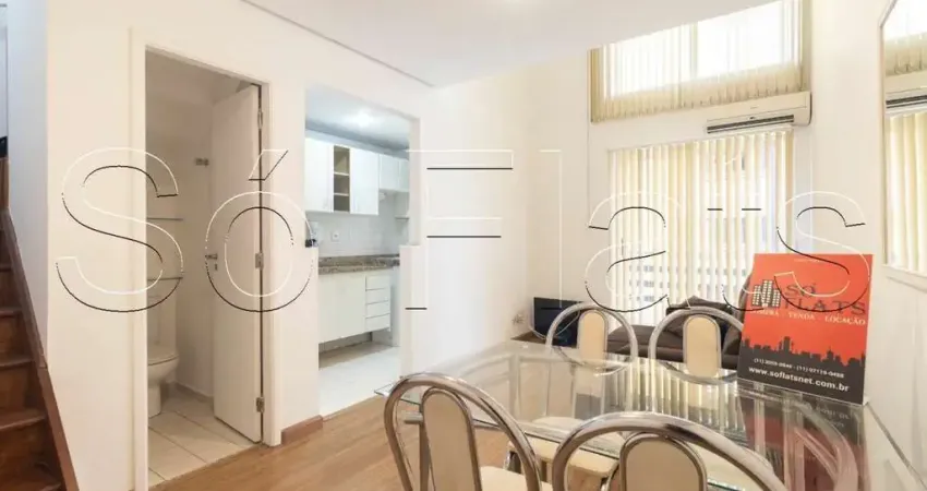 Duplex life moema, apto disponível para venda com 43m², 01 dorm e 01 vaga